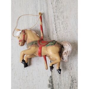 Carousel horse Carnival ornament Xmas decor